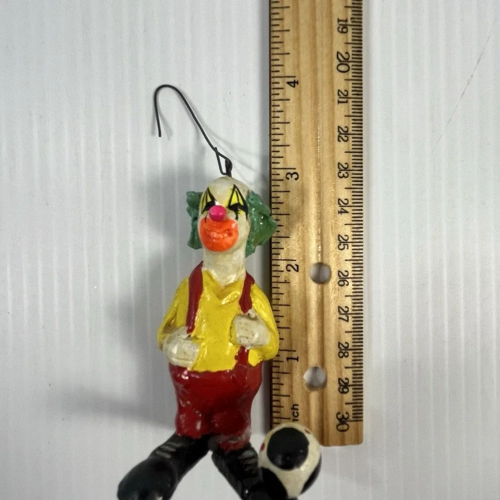 Clown Christmas Ornament Holiday Decor Soccer Ball